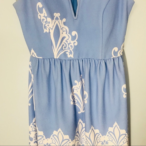 Trac Blue Sleeveless Dress - Picture 6 of 8